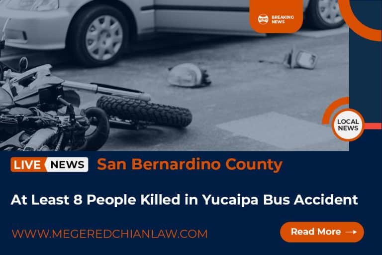 At Least 8 People Killed in Yucaipa Bus Accident