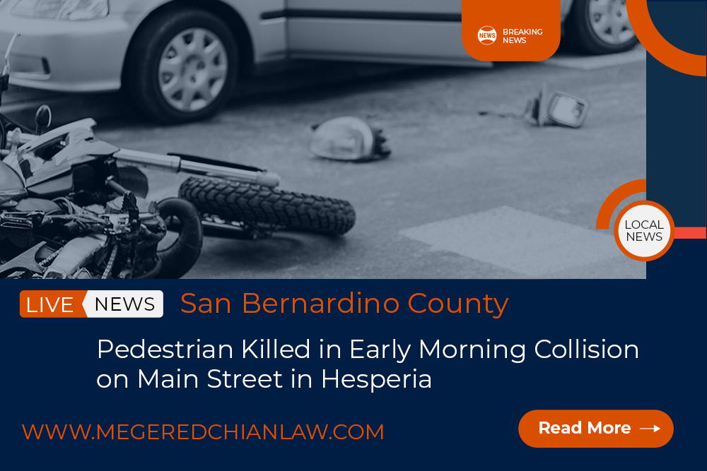 pedestrian accident in hesperia