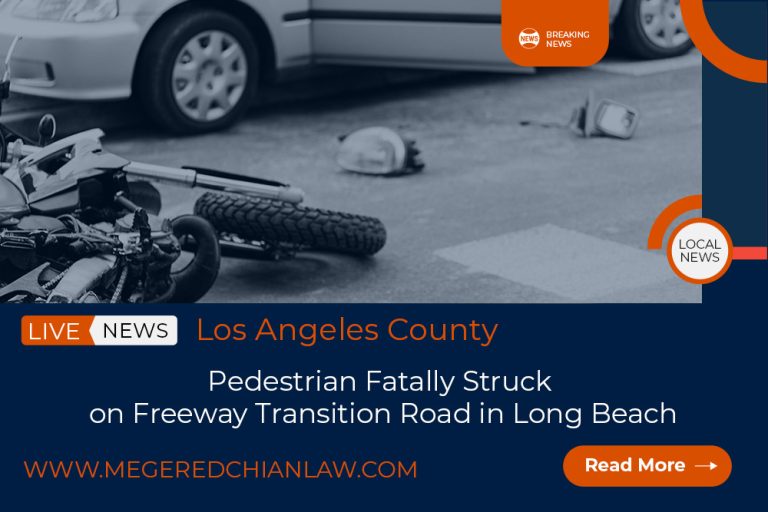 Pedestrian Fatally Struck on Freeway Transition Road in Long Beach