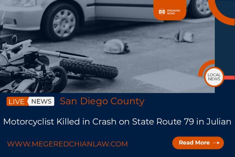 Motorcyclist Killed in Crash on State Route 79 in Julian