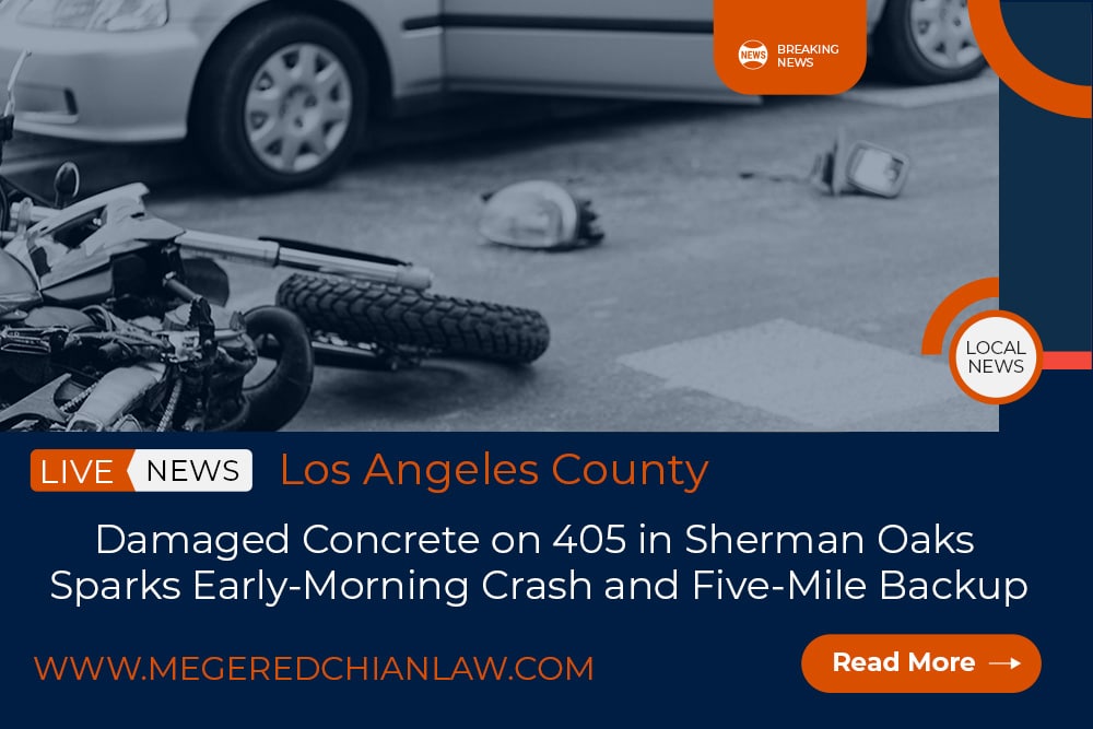 Damaged Concrete on 405