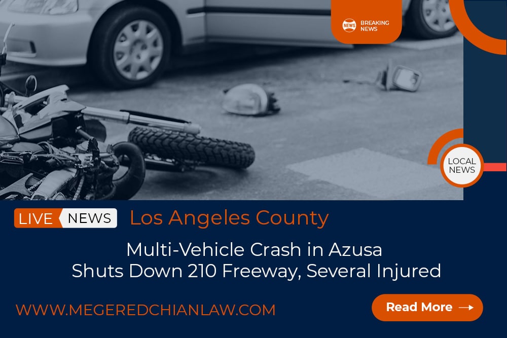Multi-Vehicle Crash in Azusa
